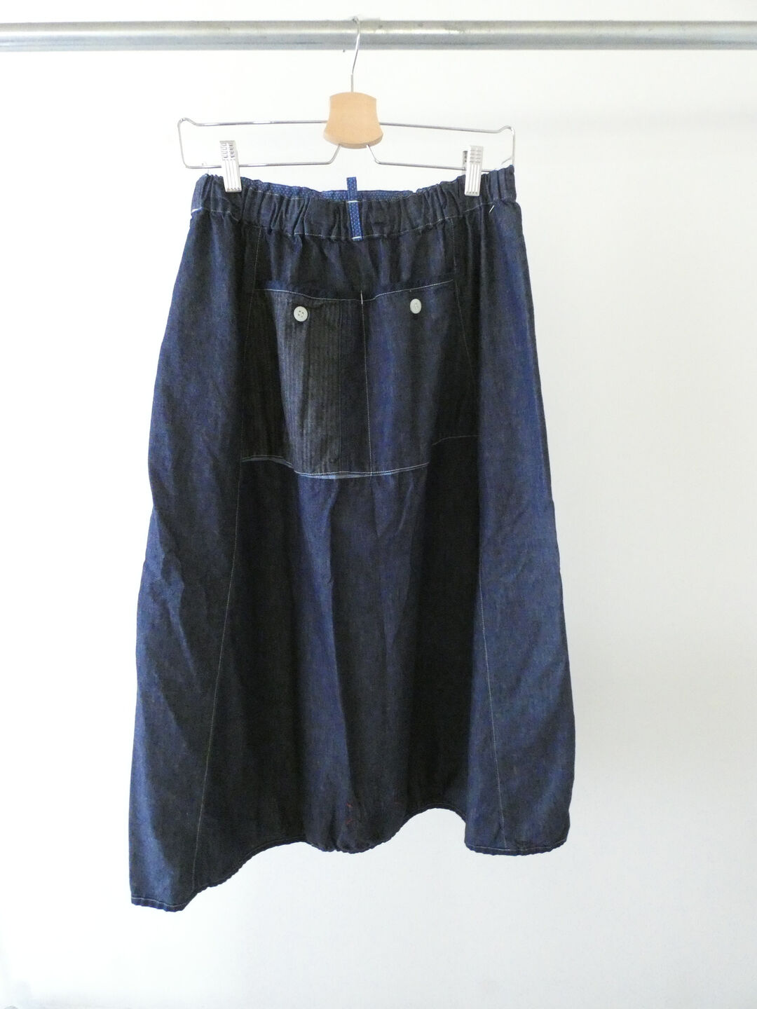 快晴堂(かいせいどう) Girls マルチシーズン 6オンスデニム　後ろカーゴポケスカートの商品画像11