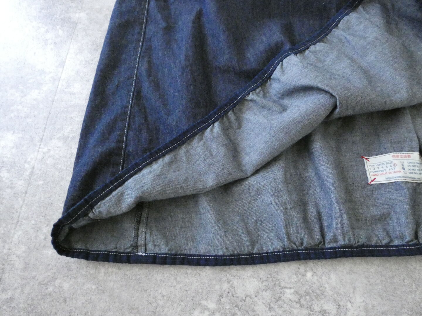 快晴堂(かいせいどう) Girls マルチシーズン 6オンスデニム　後ろカーゴポケスカートの商品画像26