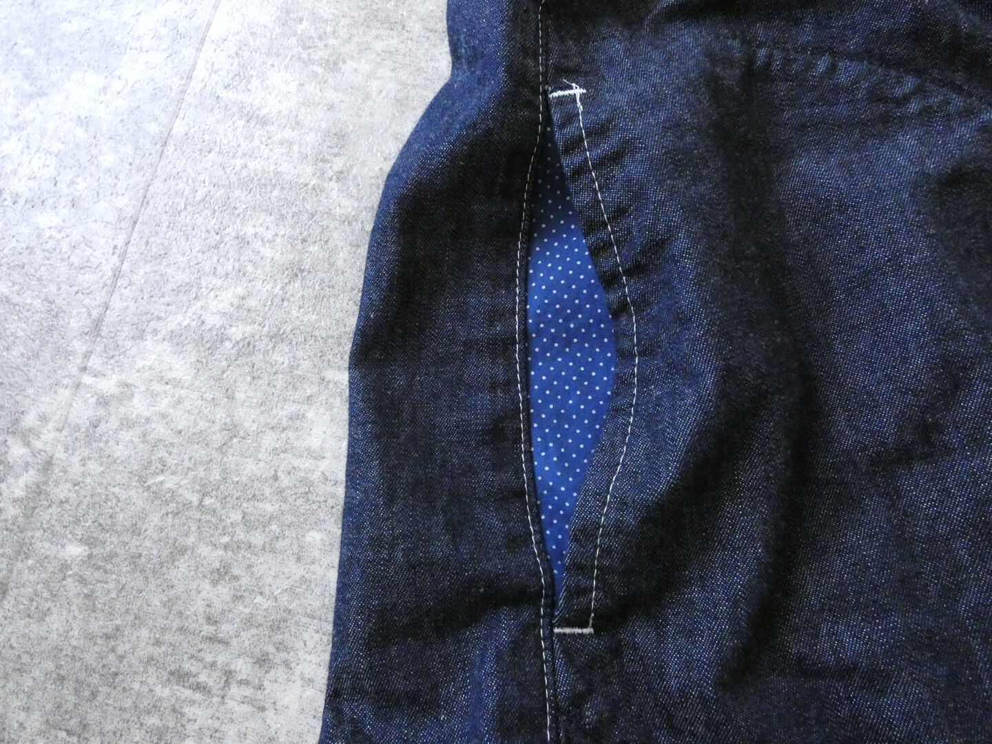 快晴堂(かいせいどう) Girls マルチシーズン 6オンスデニム　後ろカーゴポケスカートの商品画像28