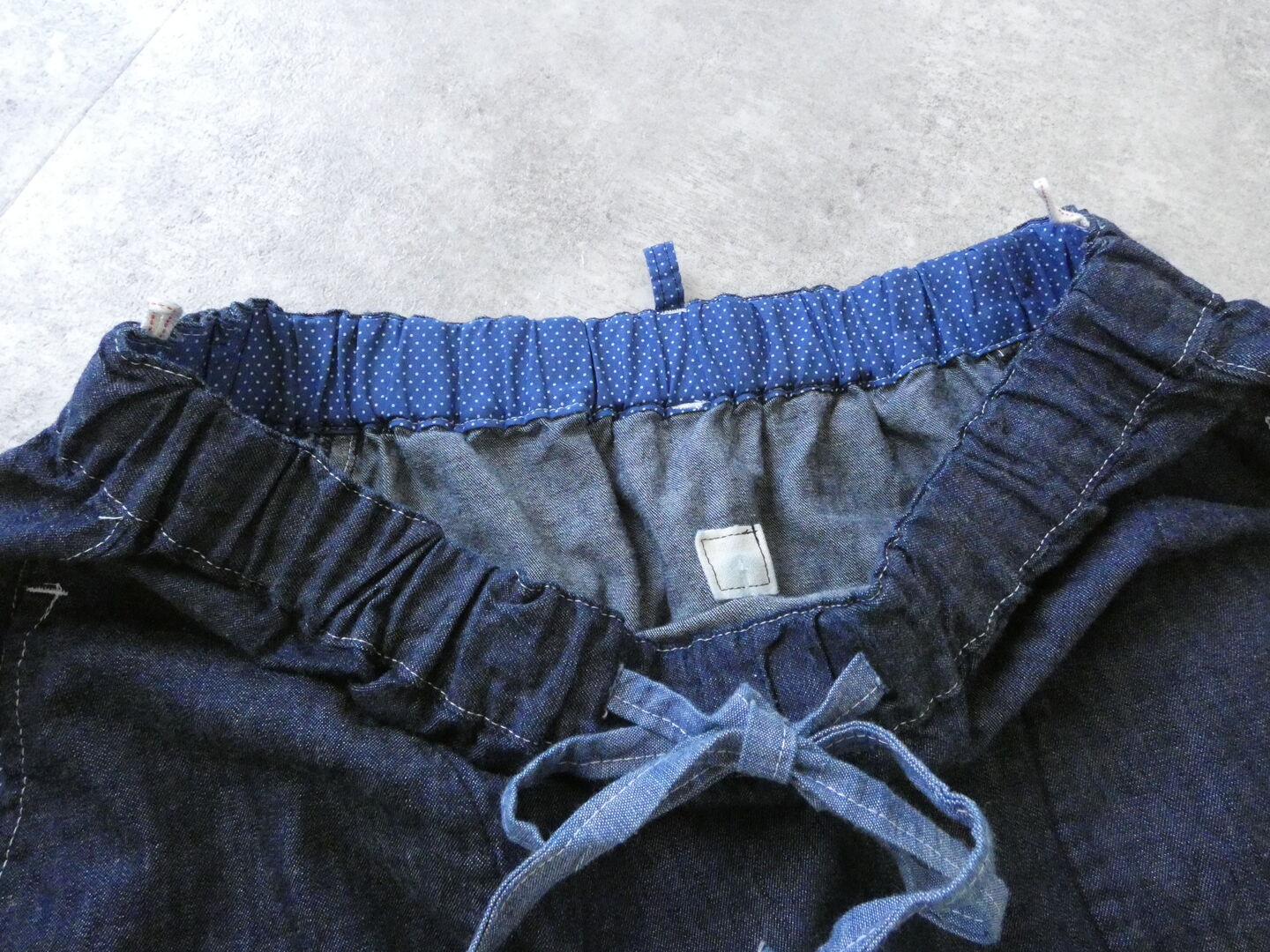 快晴堂(かいせいどう) Girls マルチシーズン 6オンスデニム　後ろカーゴポケスカートの商品画像29