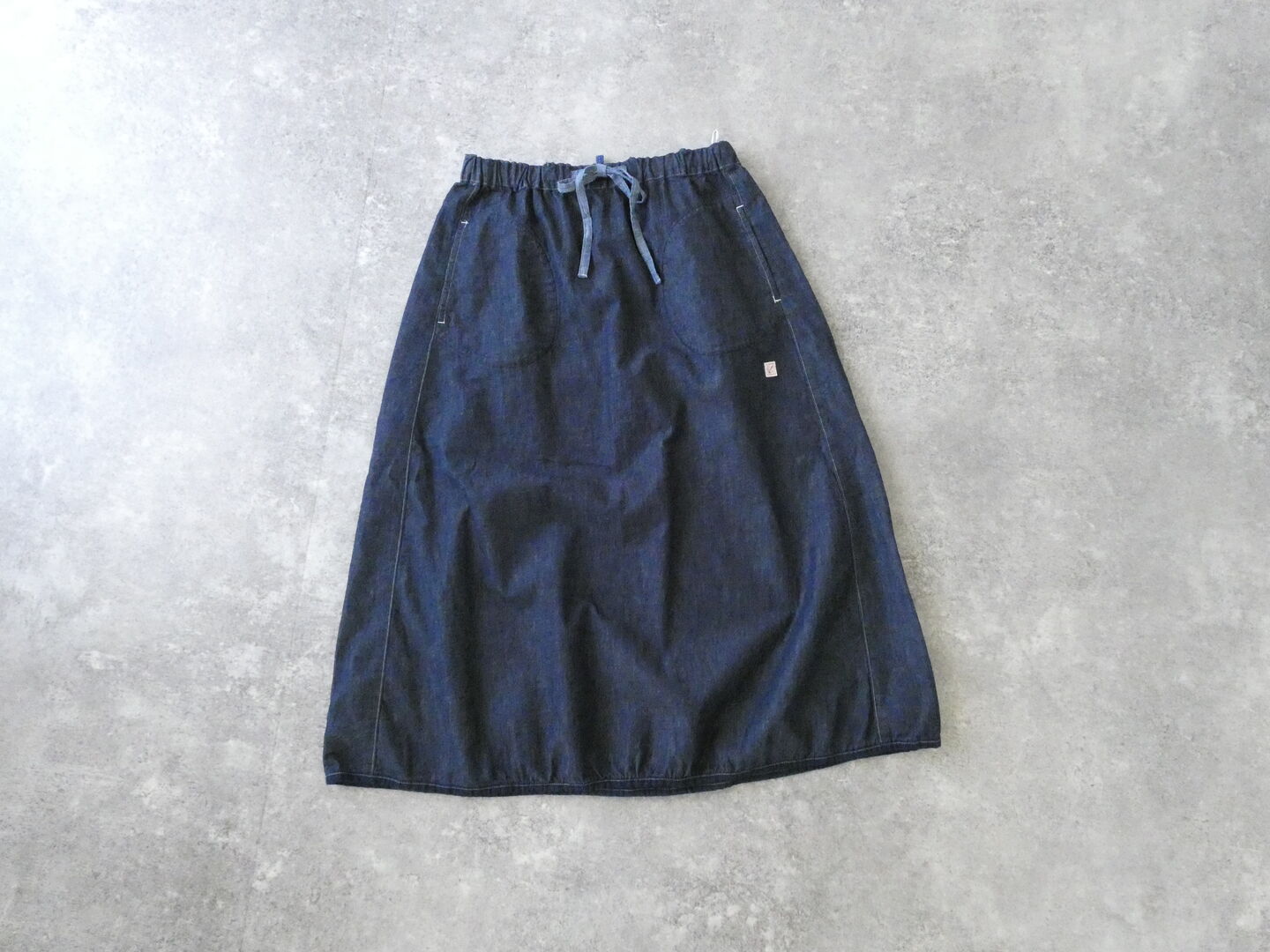 快晴堂(かいせいどう) Girls マルチシーズン 6オンスデニム　後ろカーゴポケスカートの商品画像3