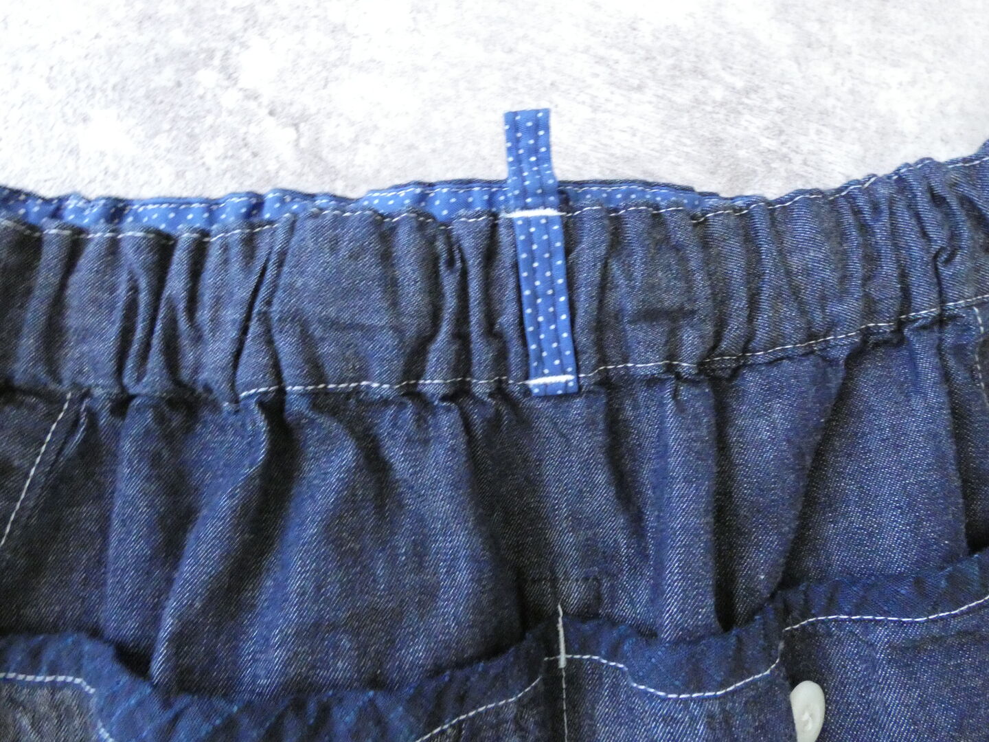 快晴堂(かいせいどう) Girls マルチシーズン 6オンスデニム　後ろカーゴポケスカートの商品画像30