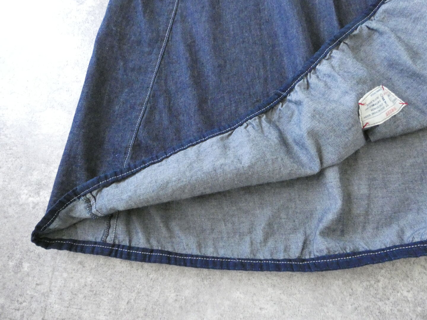 快晴堂(かいせいどう) Girls マルチシーズン 6オンスデニム　後ろカーゴポケスカートの商品画像34