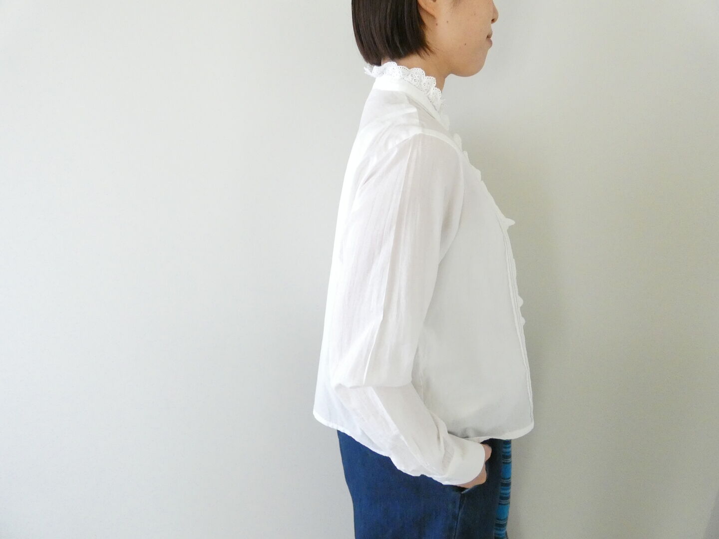 MidiUmi(ミディウミ) ピンタックレースシャツの商品画像9