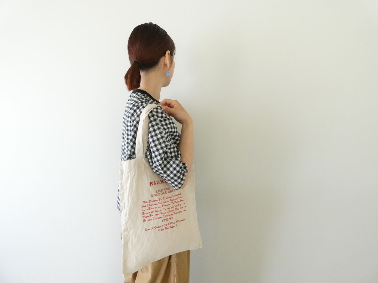 R＆D.M.Co-(オールドマンズテーラー) GOOD OLD DAYS CROSS STITCH BAGの商品画像2