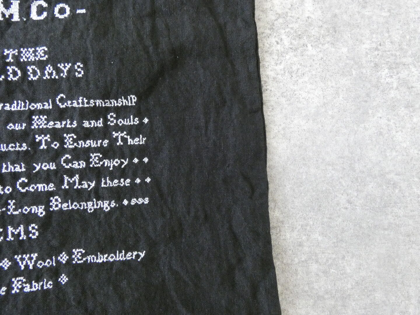 R＆D.M.Co-(オールドマンズテーラー) GOOD OLD DAYS CROSS STITCH BAGの商品画像26