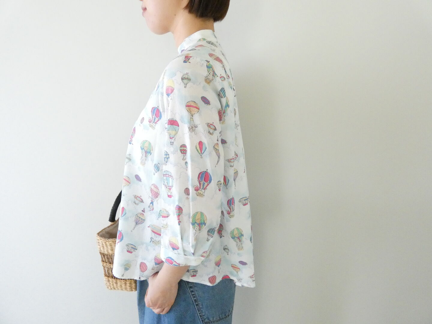 PK 気球に乗ったゾウのブラウスの商品画像6