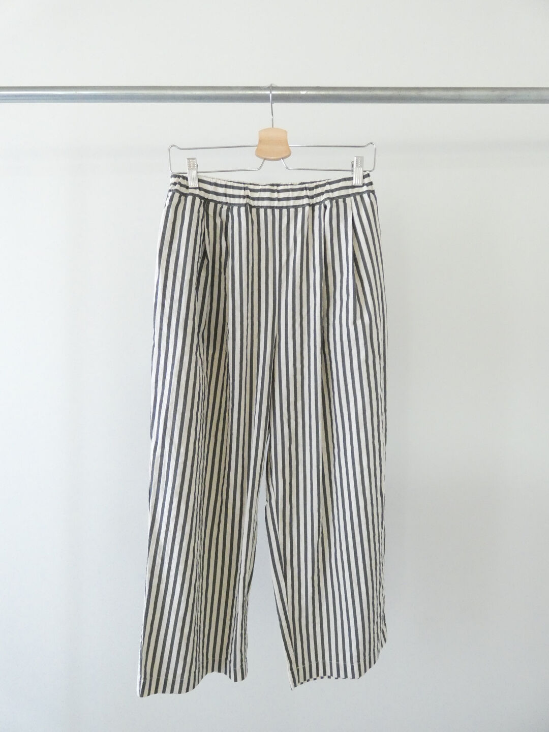 prit(プリット) 20/1コットンリネンストライププリントタックイージーパンツの商品画像10