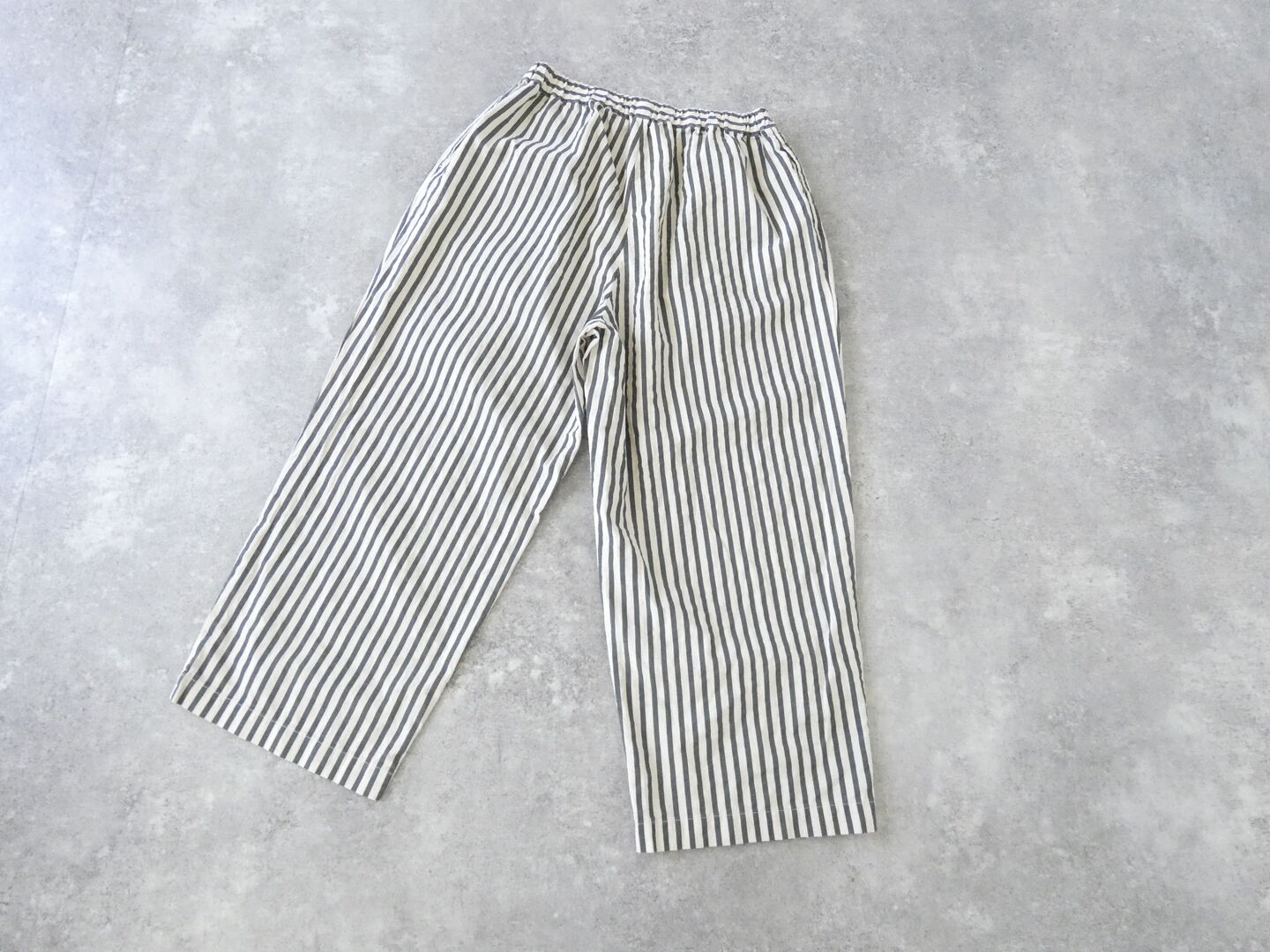 prit(プリット) 20/1コットンリネンストライププリントタックイージーパンツの商品画像11