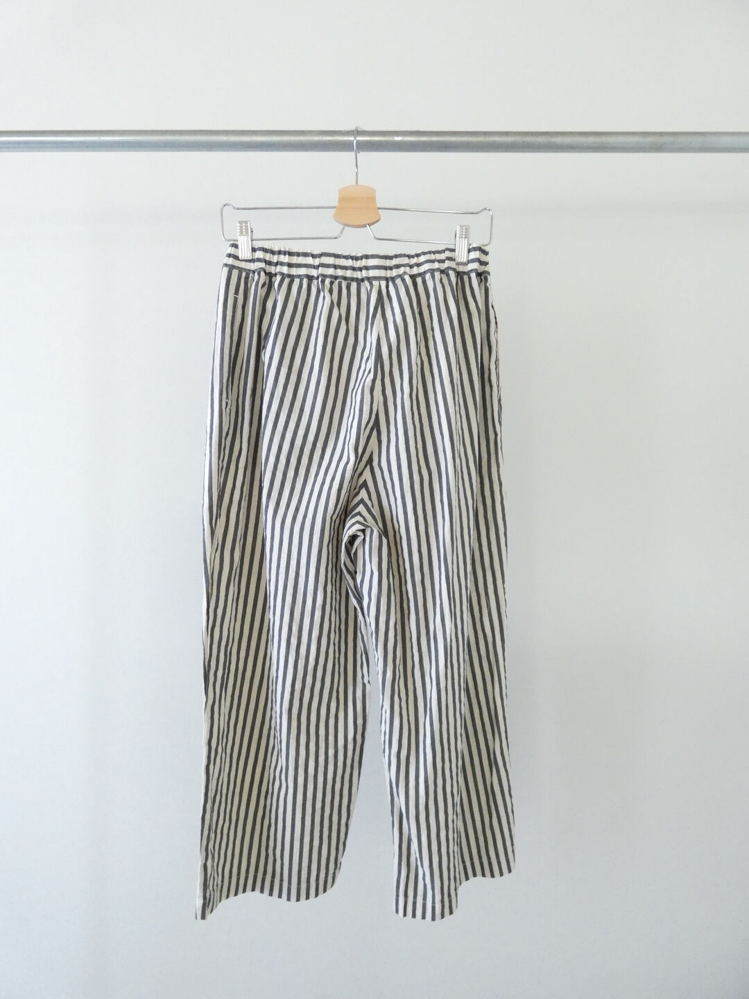 prit(プリット) 20/1コットンリネンストライププリントタックイージーパンツの商品画像12