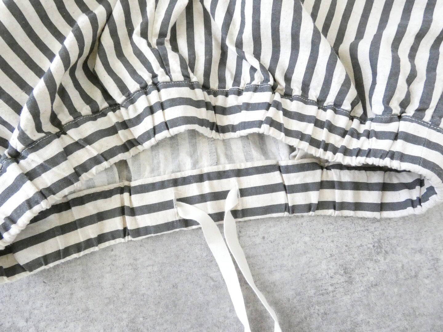 prit(プリット) 20/1コットンリネンストライププリントタックイージーパンツの商品画像24