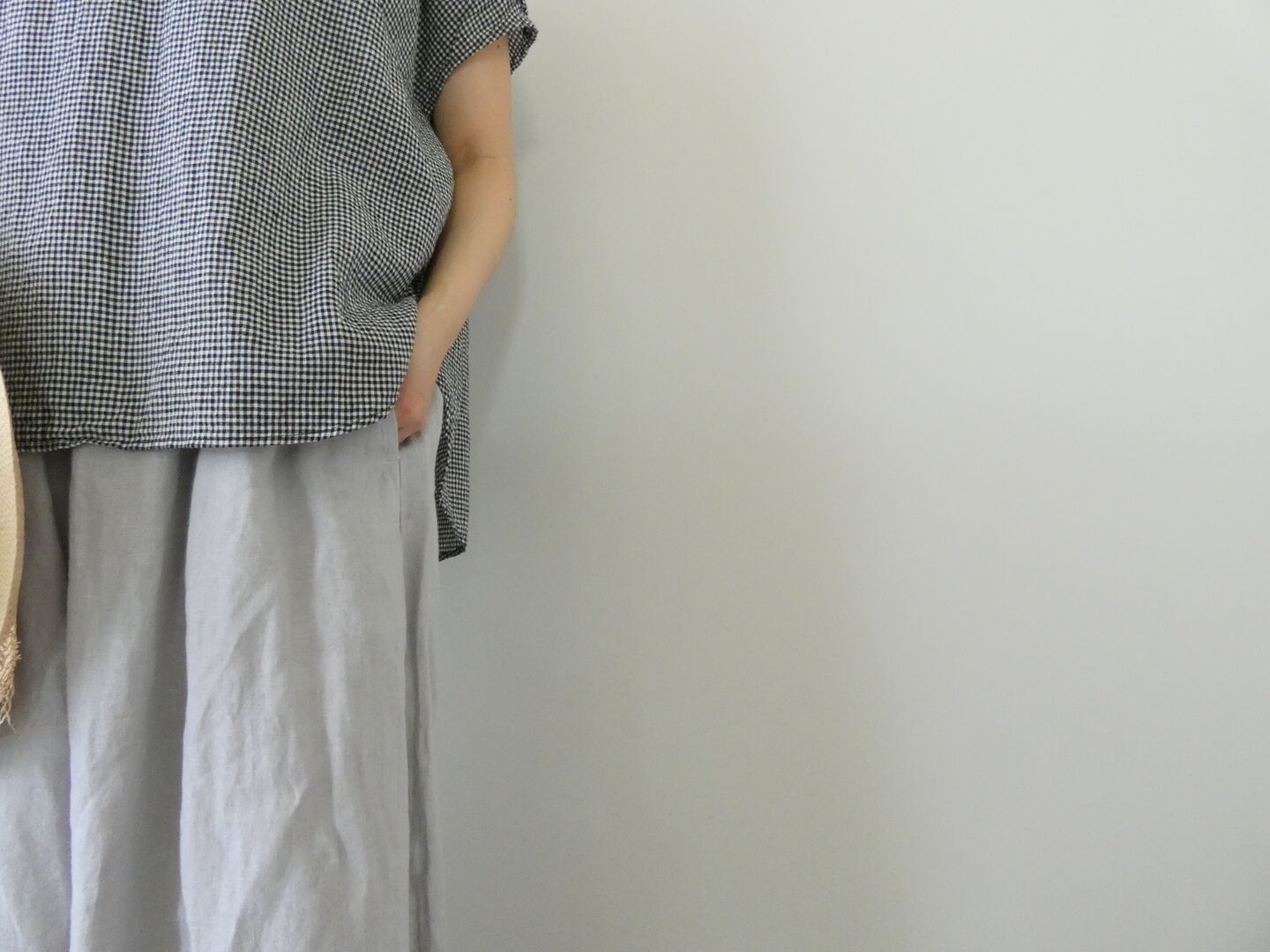 prit(プリット) 40/1フレンチリネンペンギンパンツの商品画像4