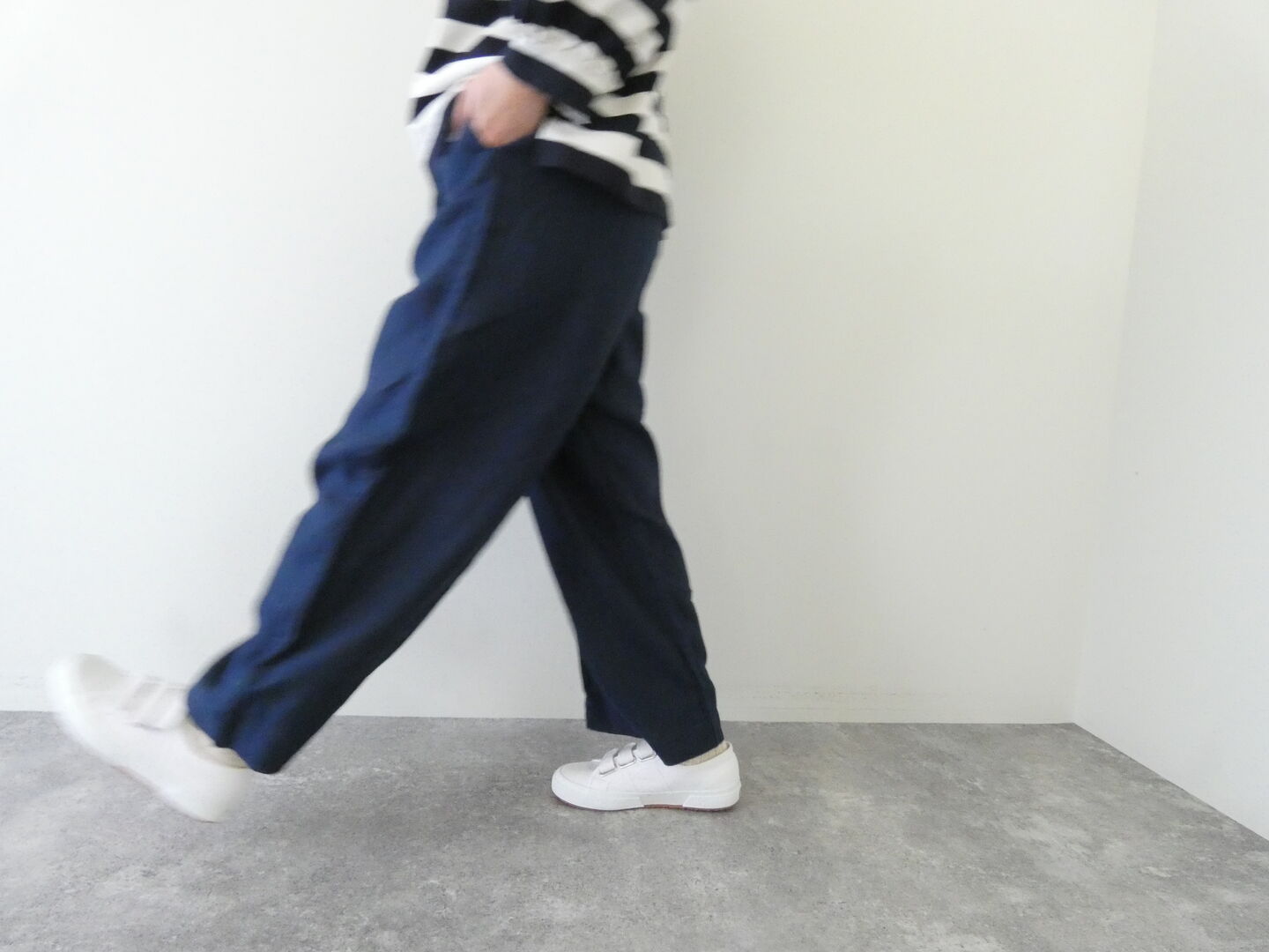 prit(プリット) 40/1フレンチリネンパジャマパンツの商品画像1