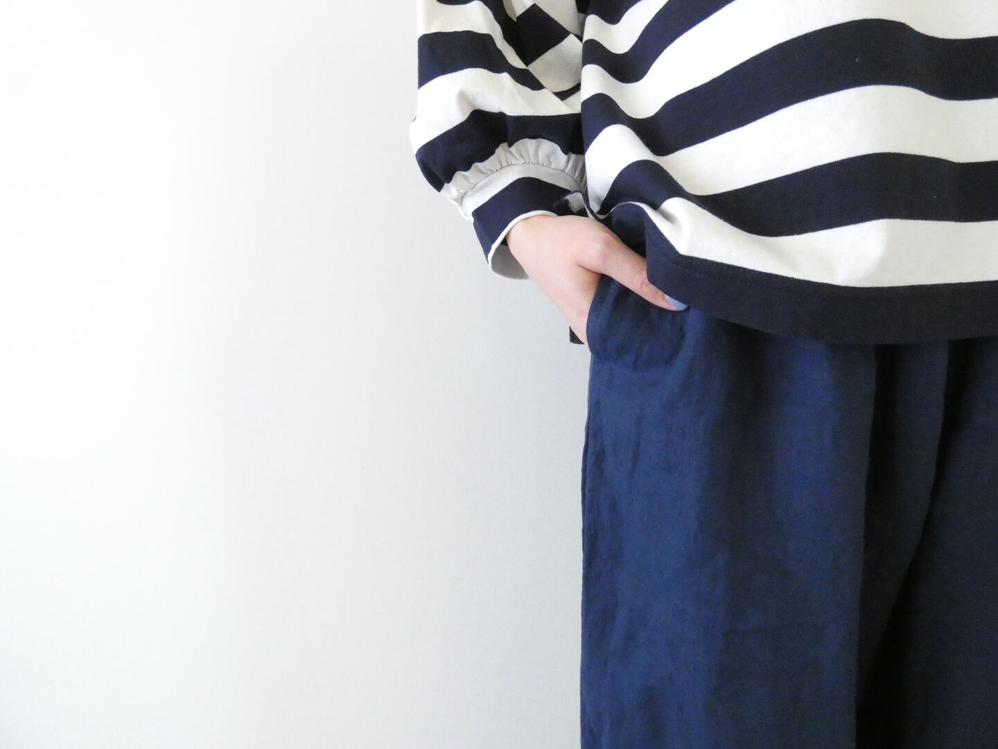 prit(プリット) 40/1フレンチリネンパジャマパンツの商品画像4