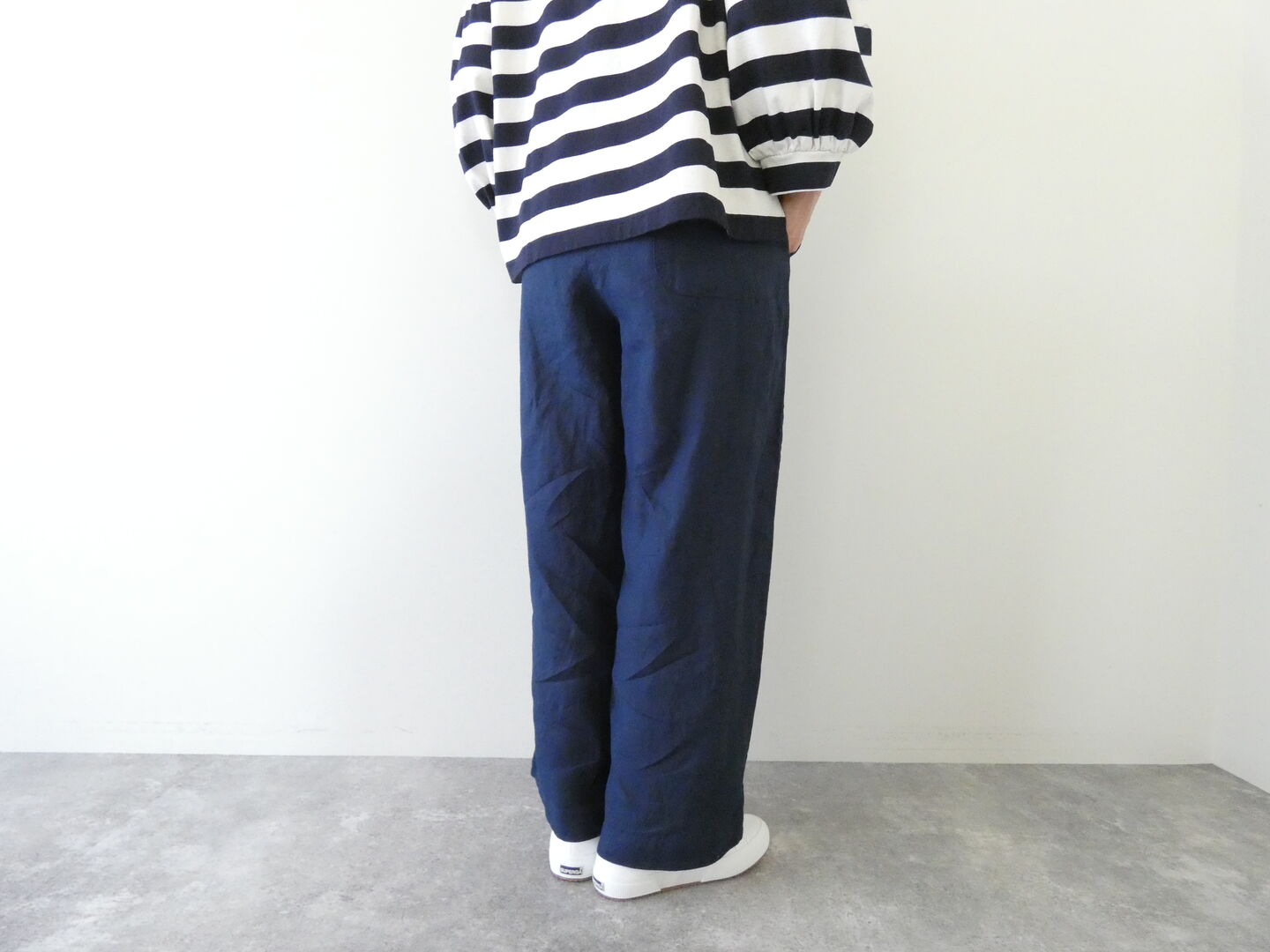 prit(プリット) 40/1フレンチリネンパジャマパンツの商品画像9