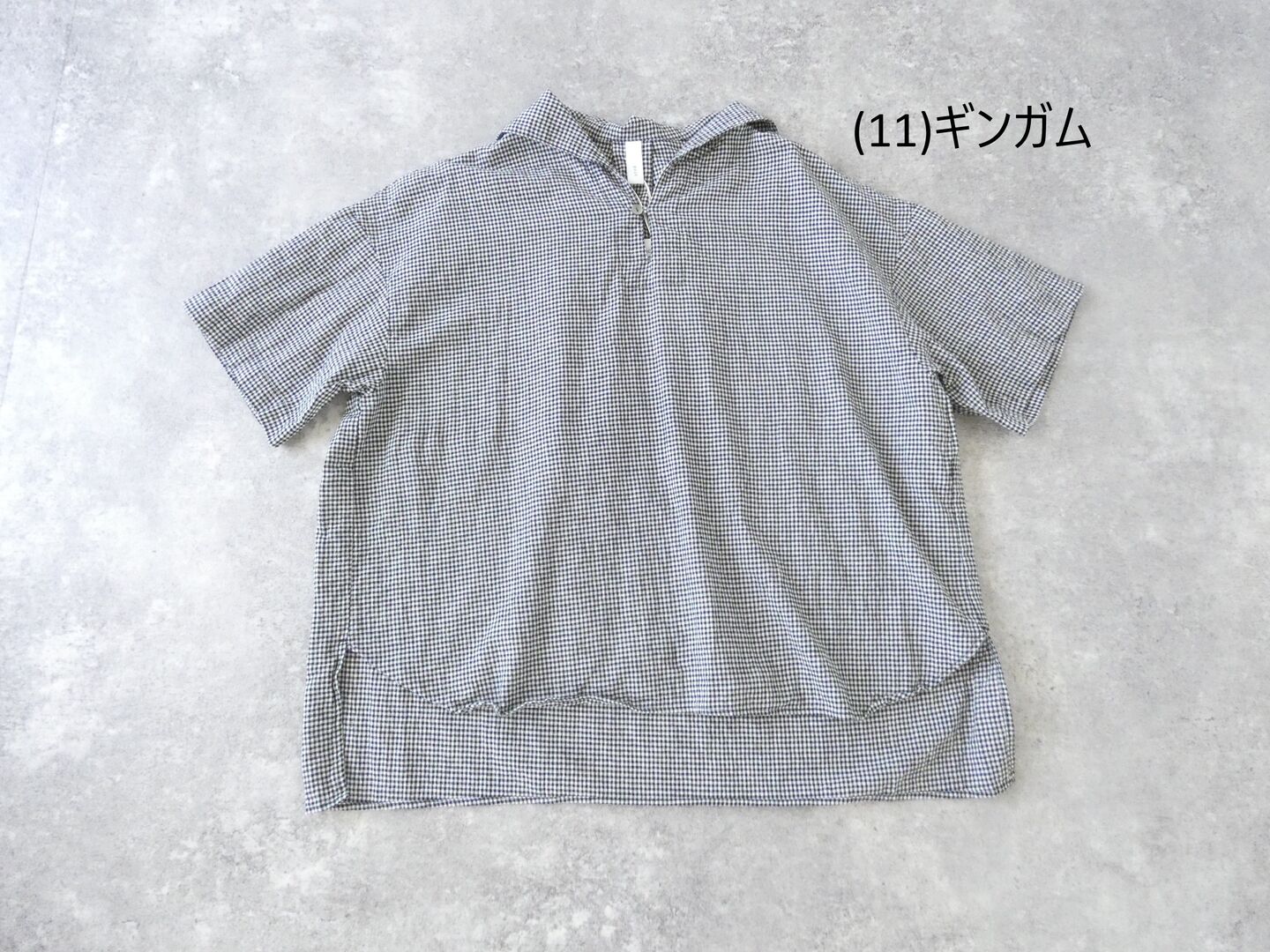 prit(プリット) 綿麻平織5分袖セーラーカラープルオーバーの商品画像1