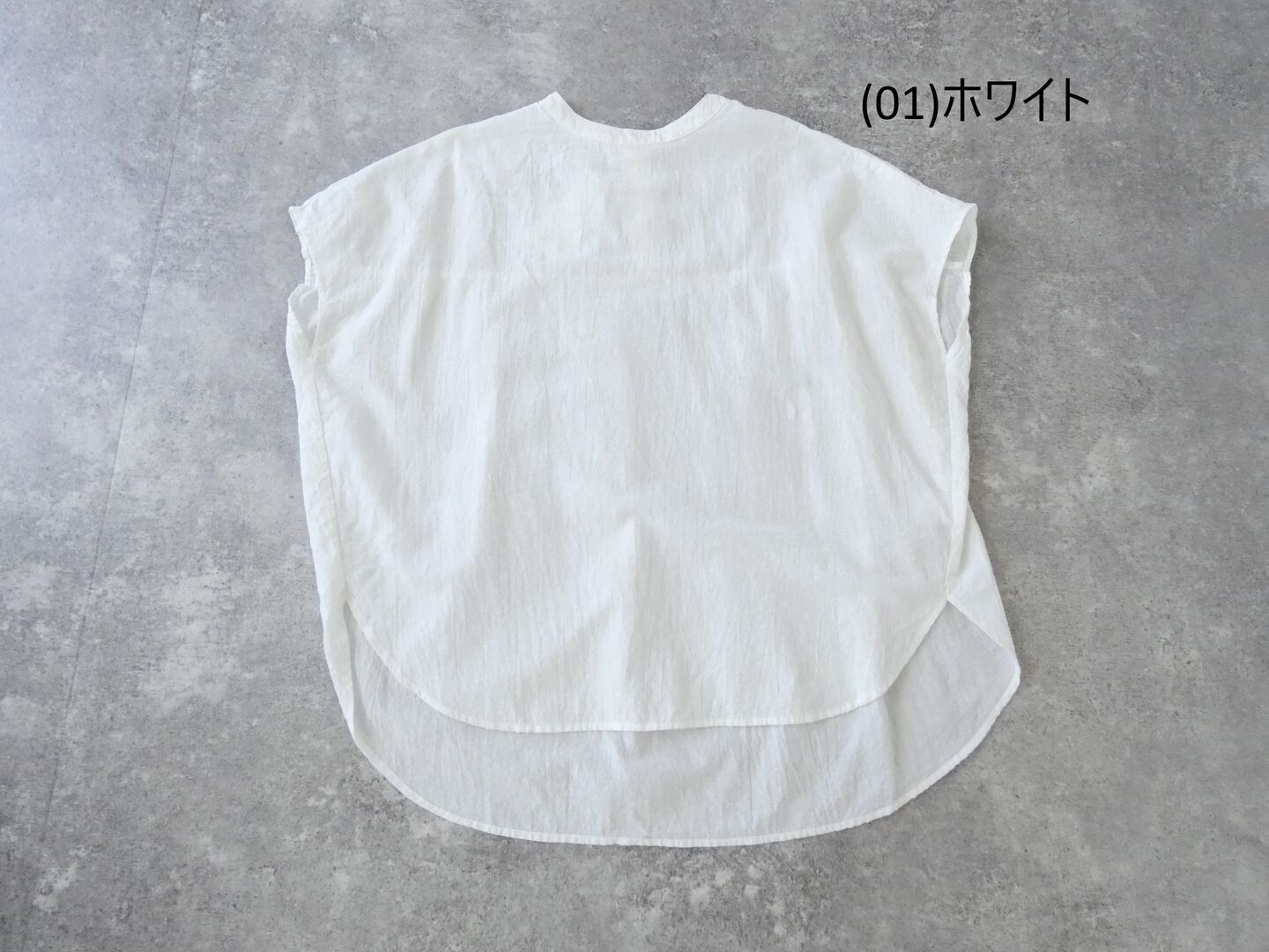 prit(プリット) 綿麻平織スリーブレスラウンドヘムプルオーバーの商品画像28