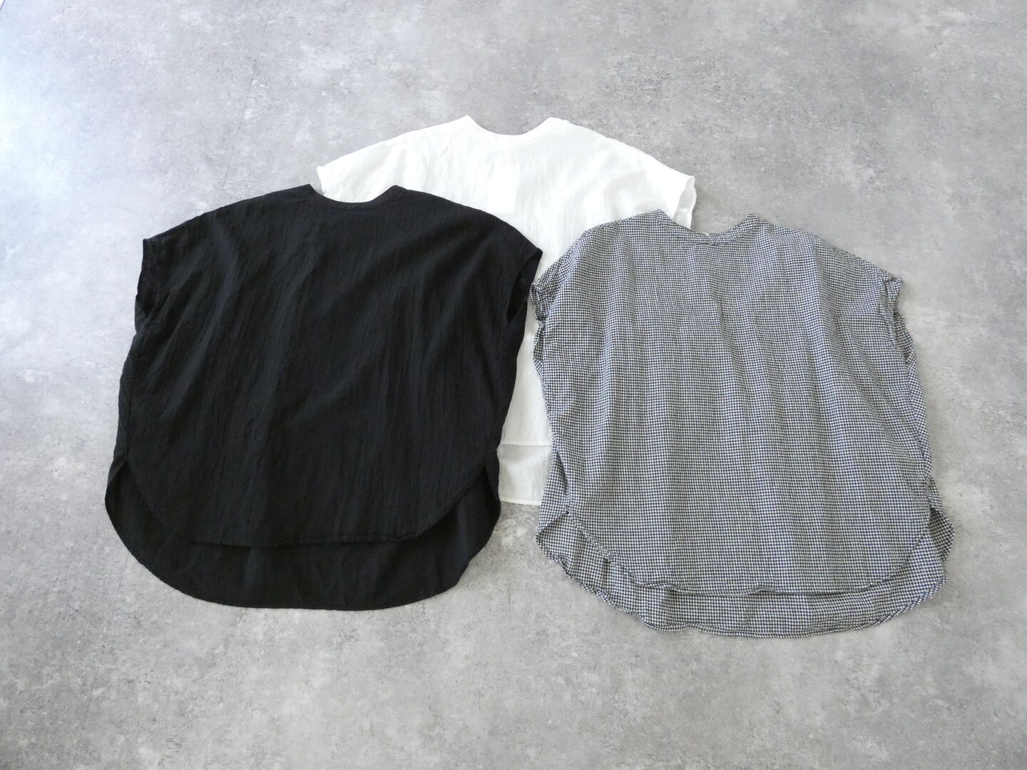 prit(プリット) 綿麻平織スリーブレスラウンドヘムプルオーバーの商品画像3