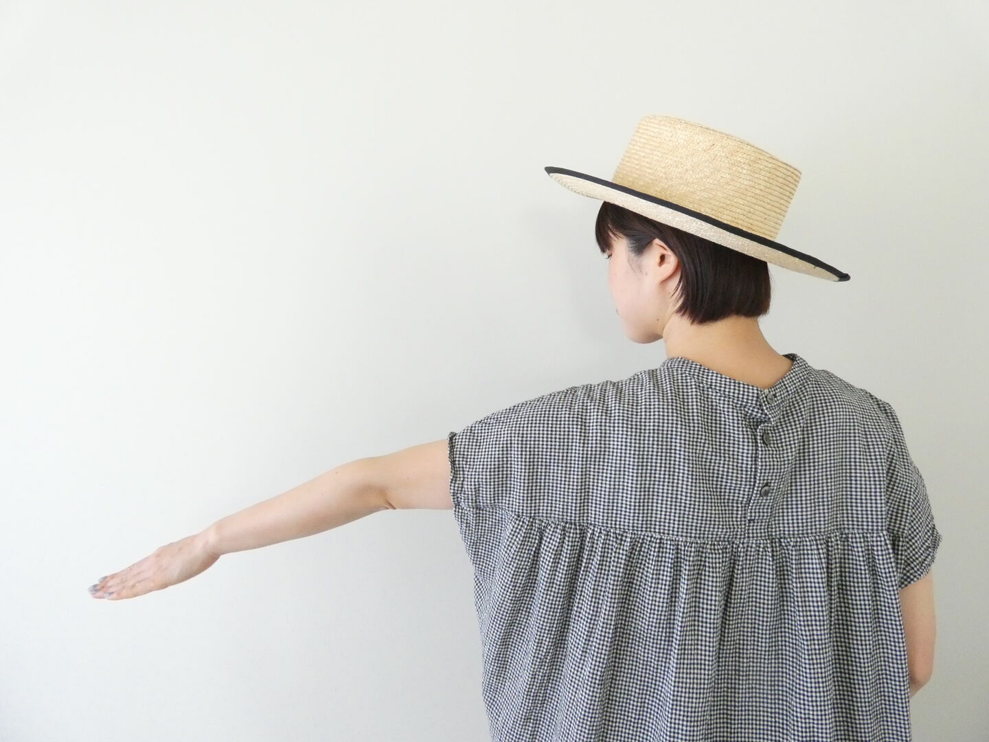 prit(プリット) 綿麻平織スリーブレスラウンドヘムプルオーバーの商品画像7