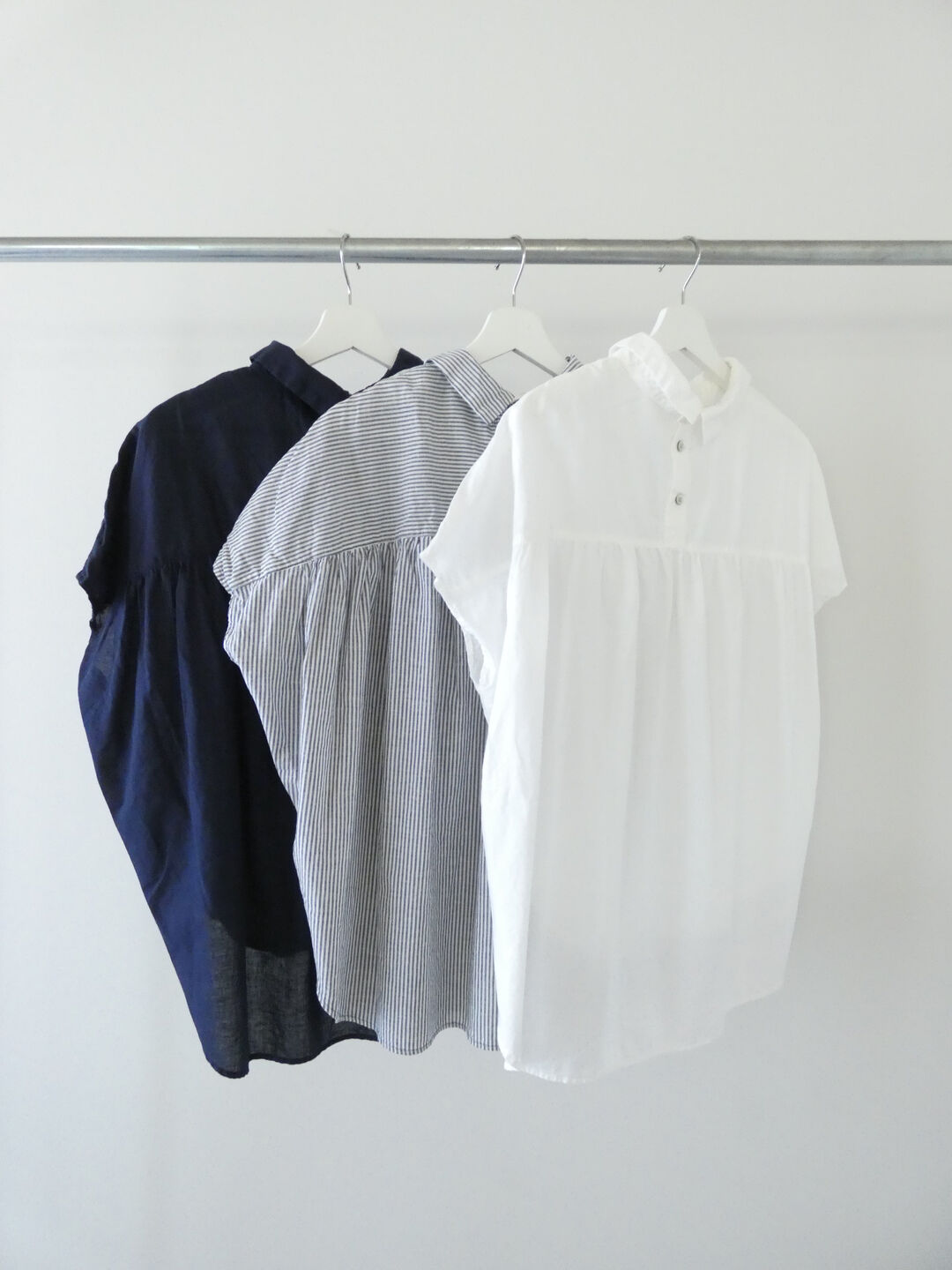 prit(プリット) 綿麻ポプリンスリーブレス衿付きプルオーバーの商品画像14