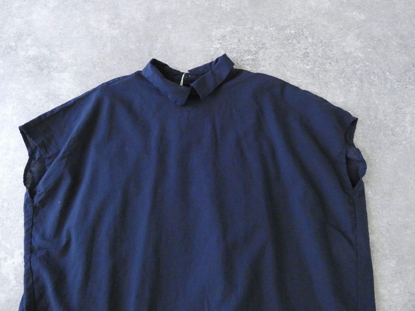 prit(プリット) 綿麻ポプリンスリーブレス衿付きプルオーバーの商品画像44