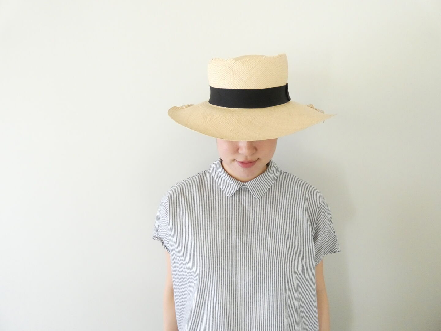 prit(プリット) 綿麻ポプリンスリーブレス衿付きプルオーバーの商品画像5