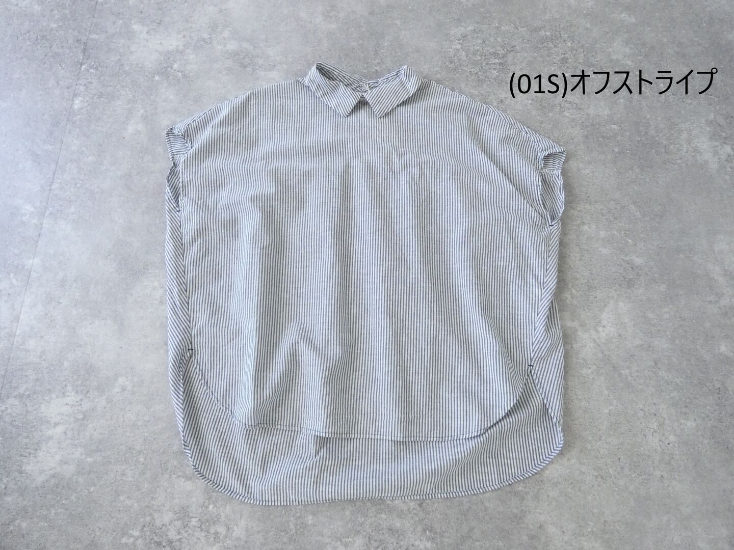 prit(プリット) 綿麻ポプリンスリーブレス衿付きプルオーバーの商品画像56