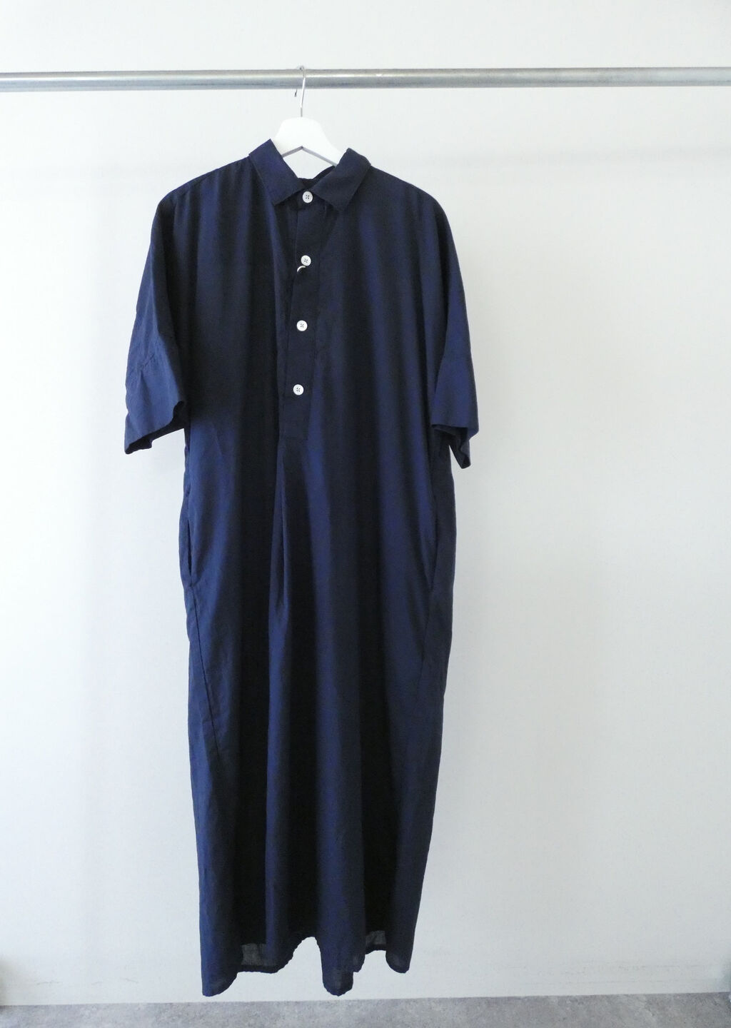 prit(プリット) 綿麻ポプリン5分袖プルオーバーシャツワンピースの商品画像12