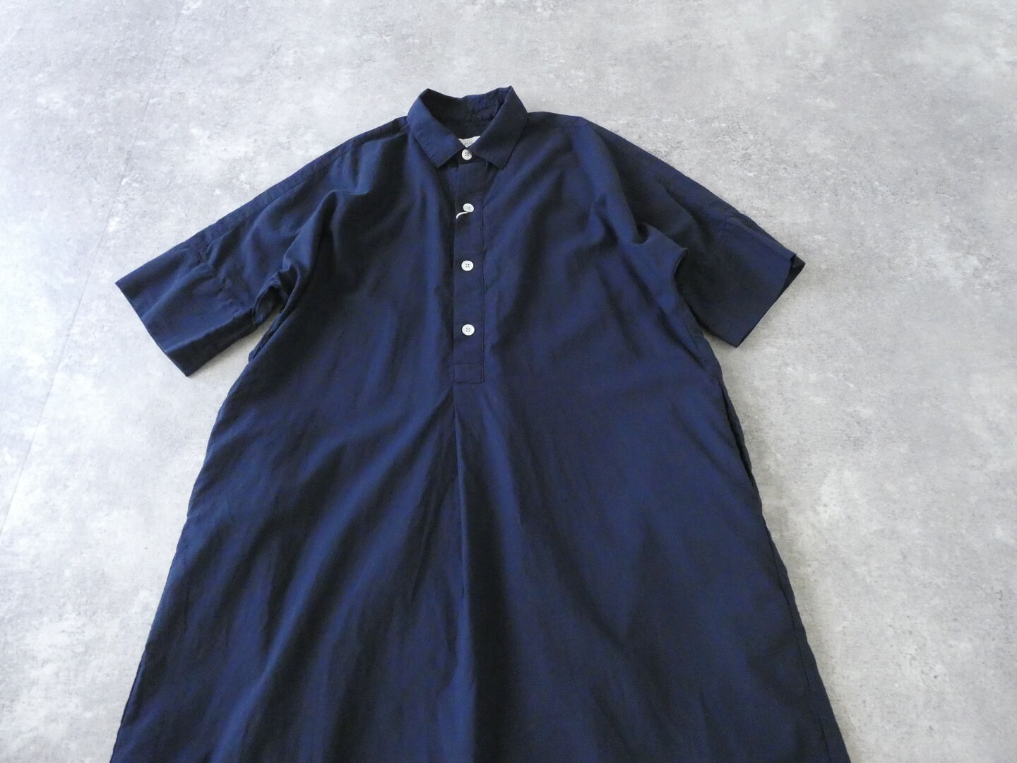 prit(プリット) 綿麻ポプリン5分袖プルオーバーシャツワンピースの商品画像21