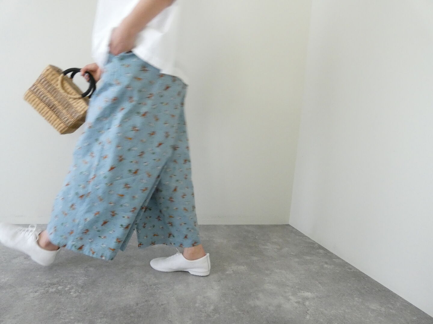 vb カウボーイプリントワイドパンツの商品画像2