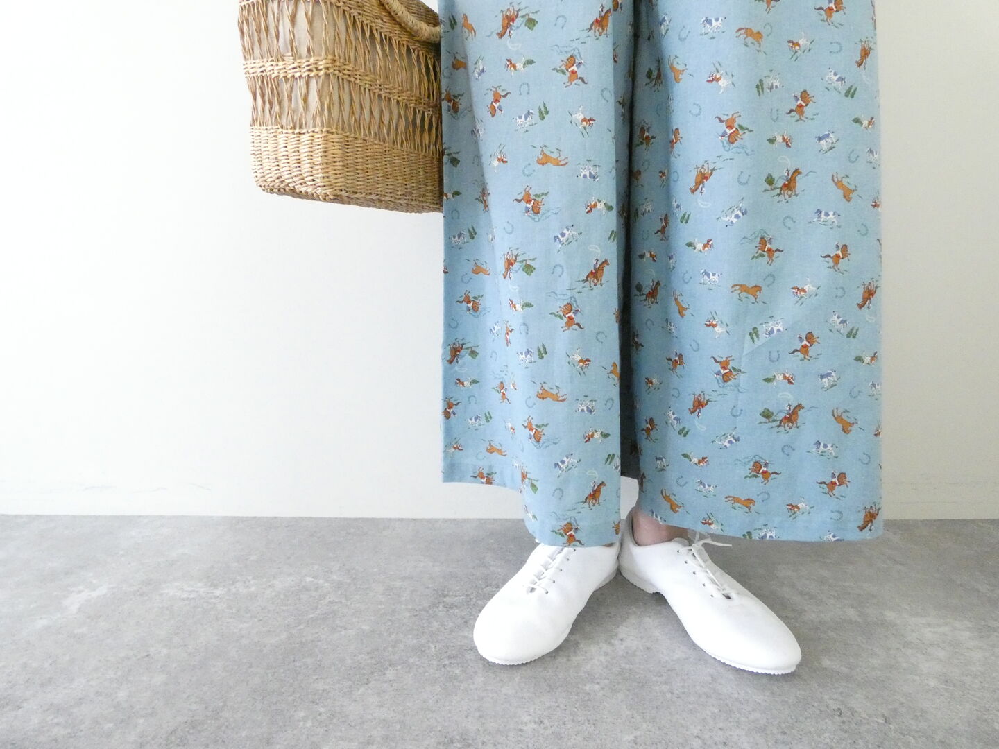 vb カウボーイプリントワイドパンツの商品画像5