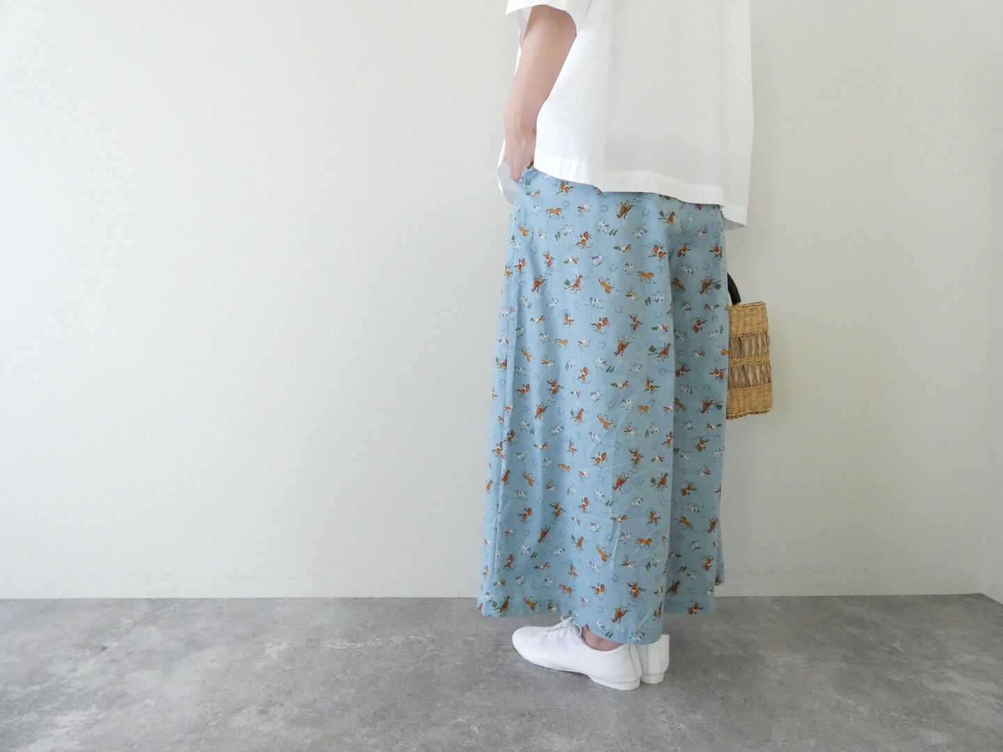 vb カウボーイプリントワイドパンツの商品画像8