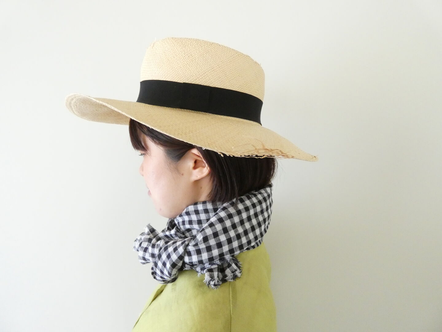 Veritecoeur(ヴェリテクール) ギンガムチェックストールの商品画像1