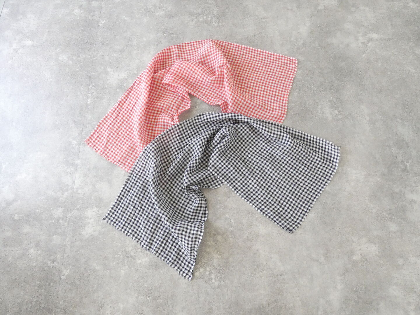 Veritecoeur(ヴェリテクール) ギンガムチェックストールの商品画像3