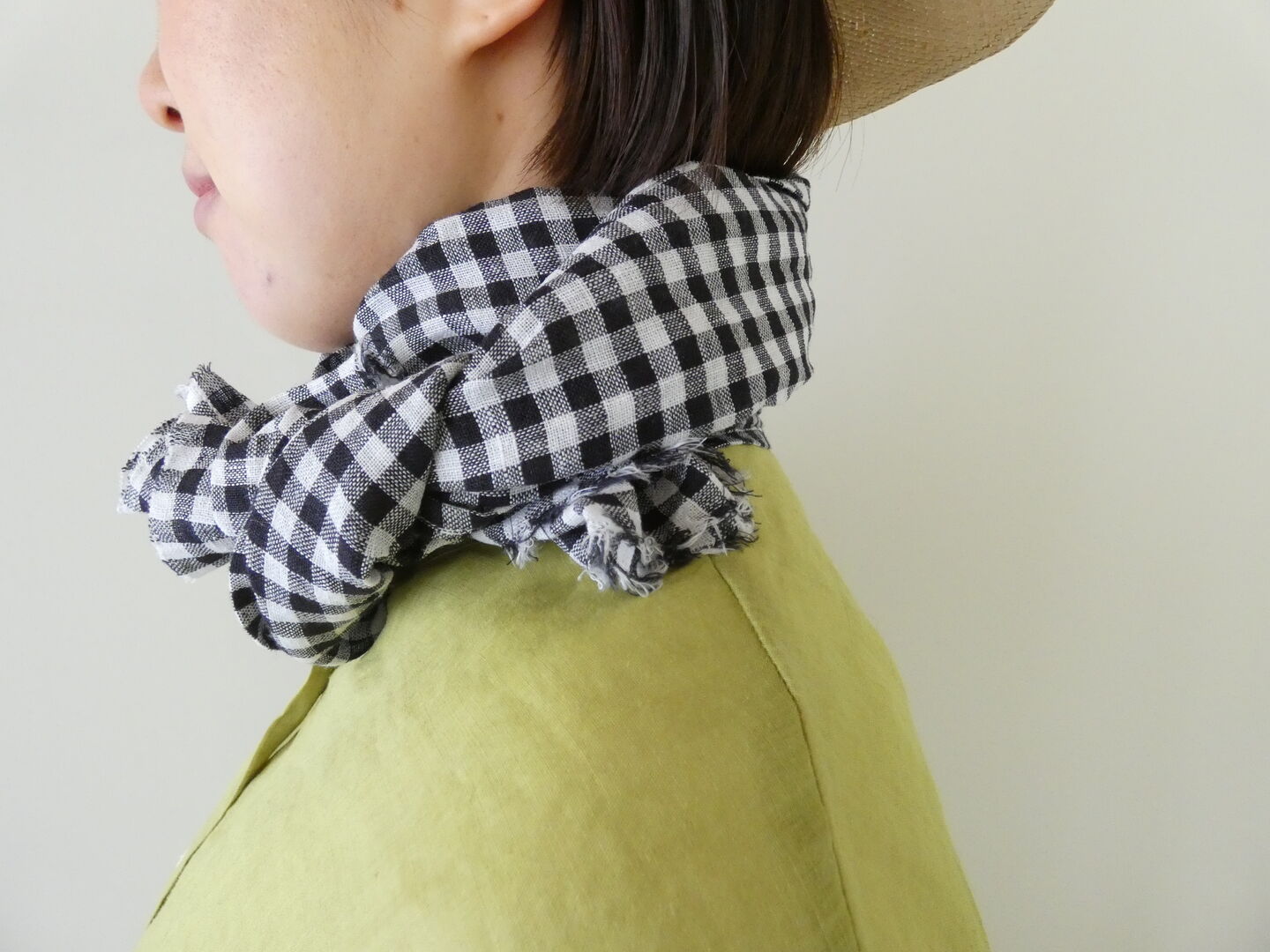 Veritecoeur(ヴェリテクール) ギンガムチェックストールの商品画像5