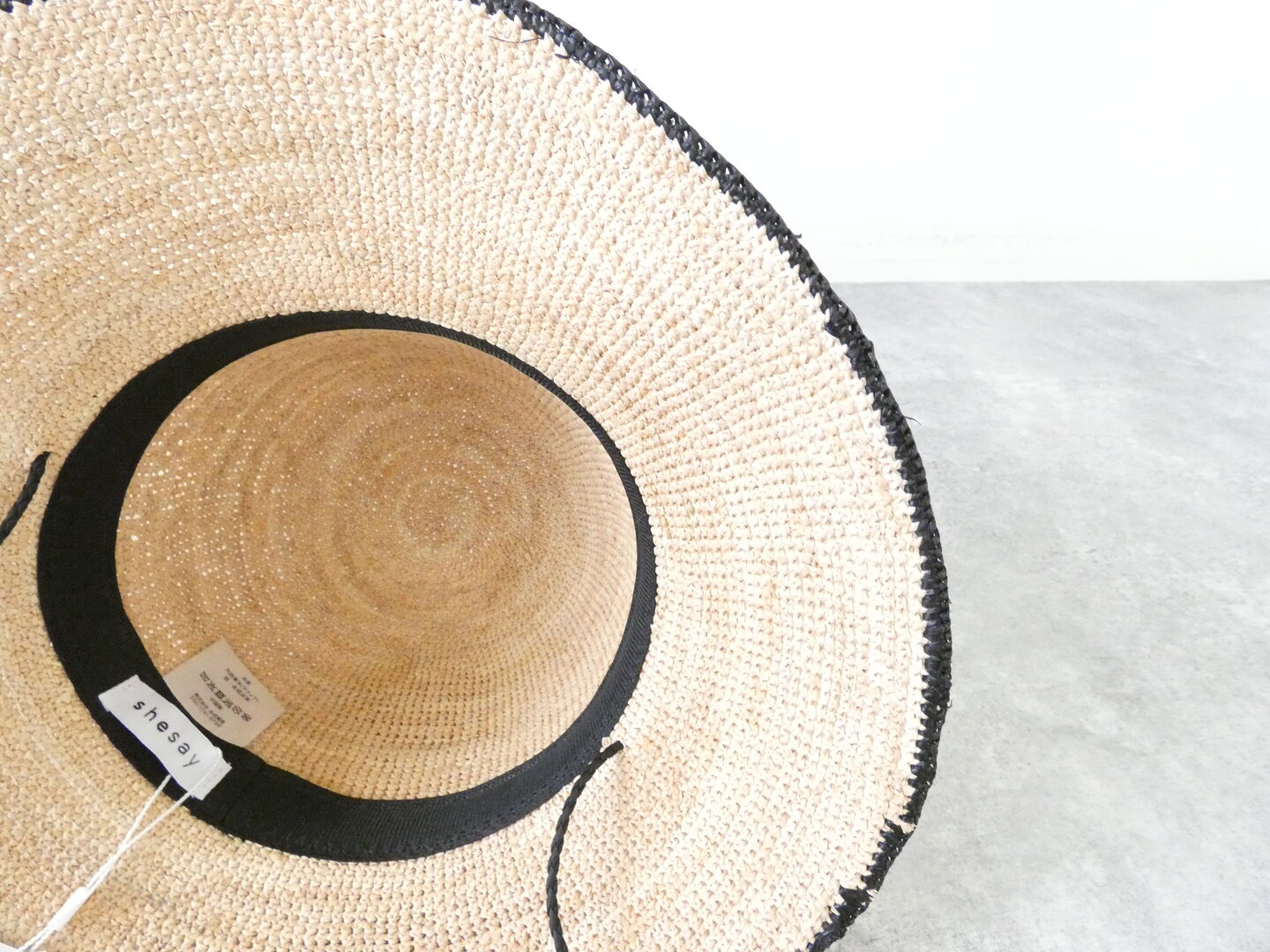 shs ブリムで差がつく ラフィアのキャペリンハットの商品画像27
