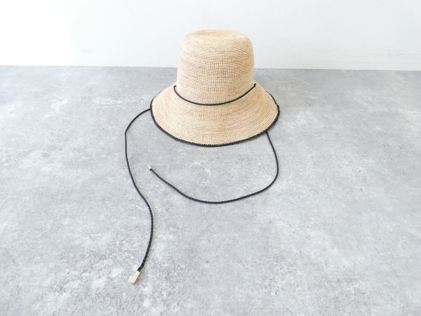 shs ブリムで差がつく ラフィアのキャペリンハットの商品画像3