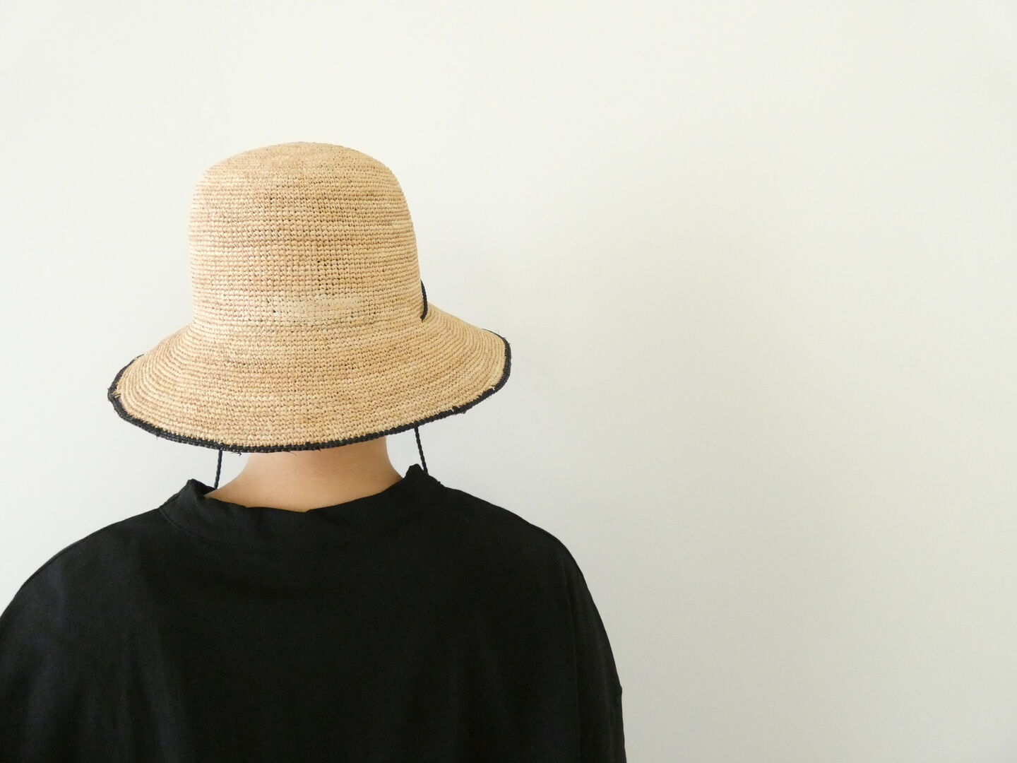 shs ブリムで差がつく ラフィアのキャペリンハットの商品画像4