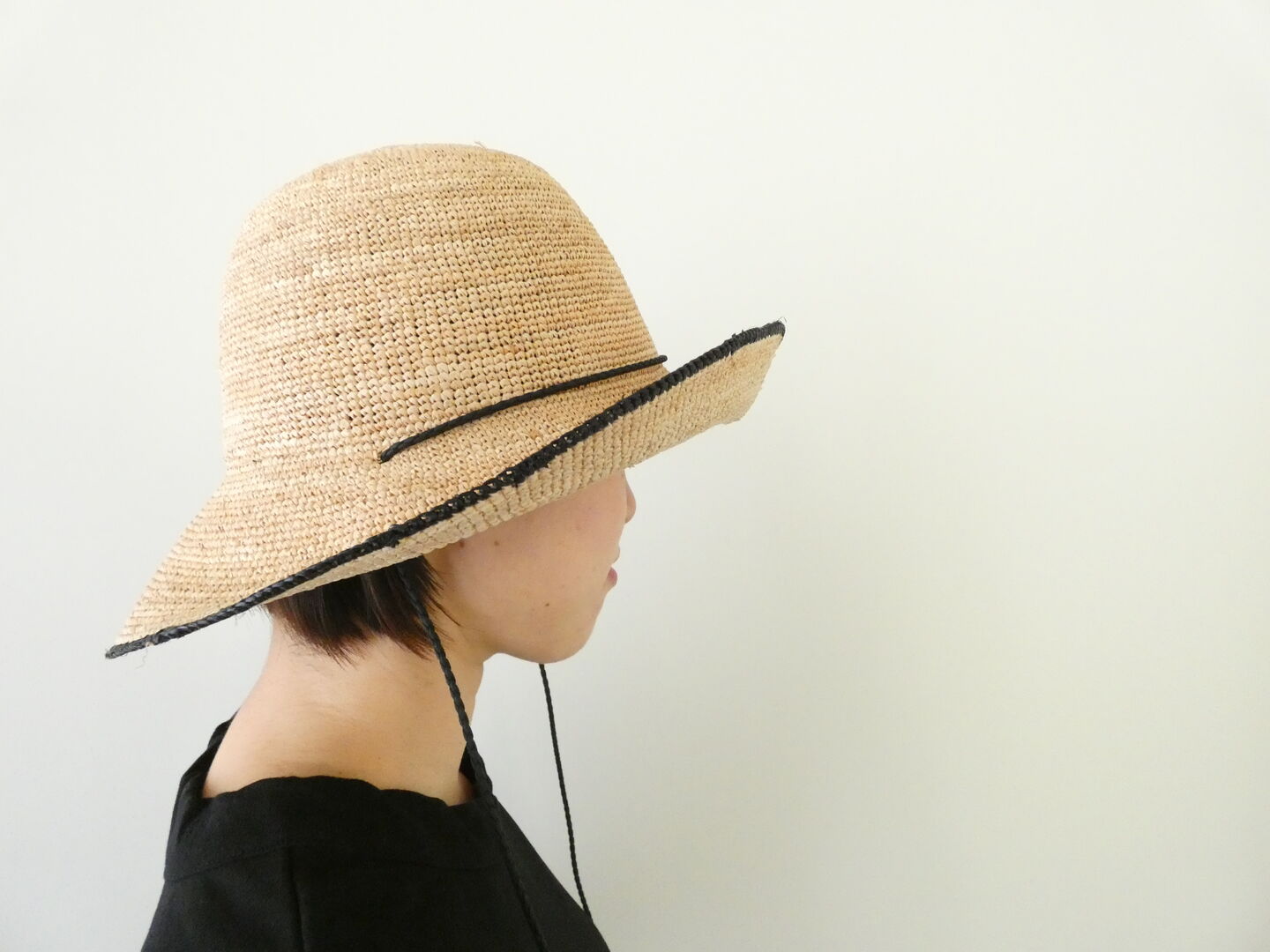 shs ブリムで差がつく ラフィアのキャペリンハットの商品画像6