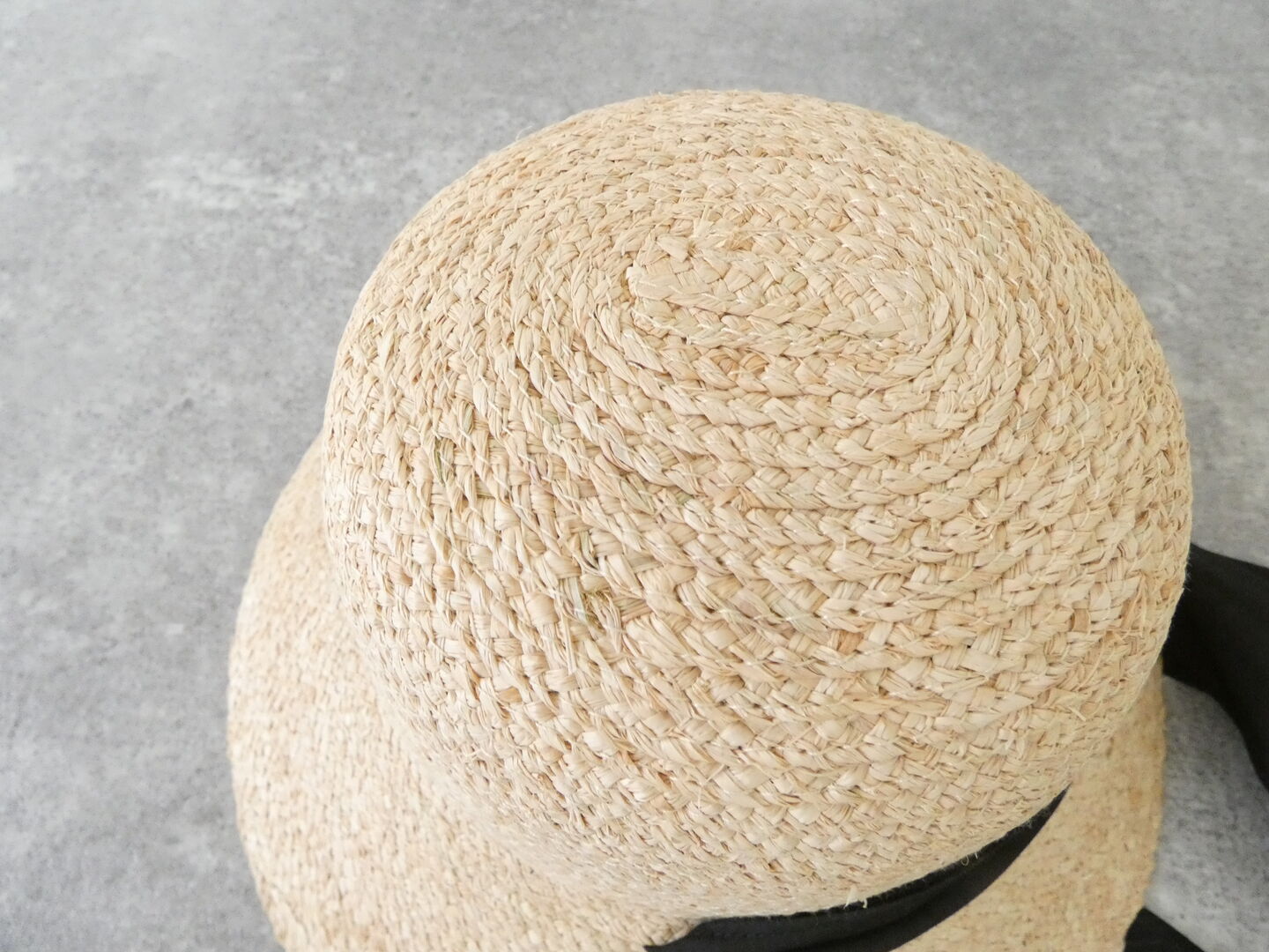 shs 被るだけでこなれた仕上がりに ラフィアのロングリボンハットの商品画像23