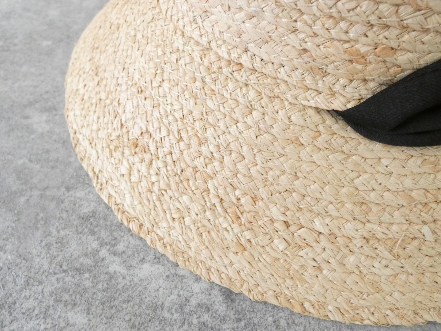 shs 被るだけでこなれた仕上がりに ラフィアのロングリボンハットの商品画像24