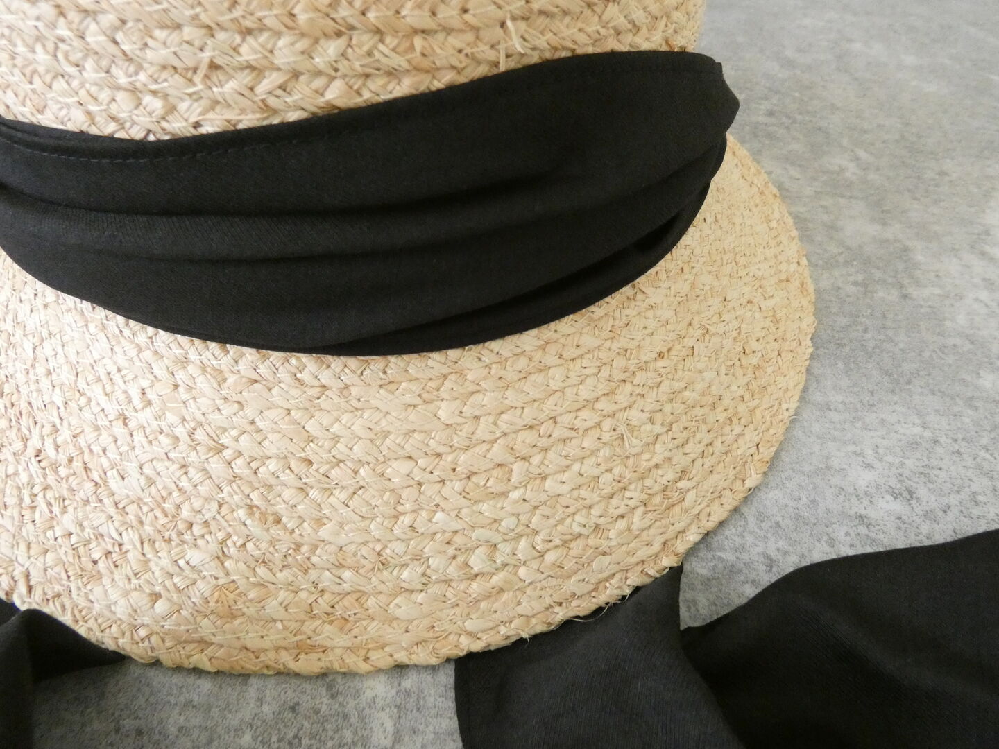 shs 被るだけでこなれた仕上がりに ラフィアのロングリボンハットの商品画像25