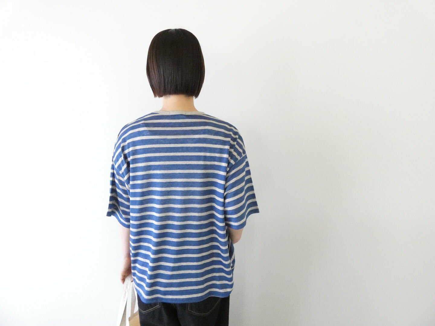 ichi(イチ) リネンボーダープルオーバーの商品画像6