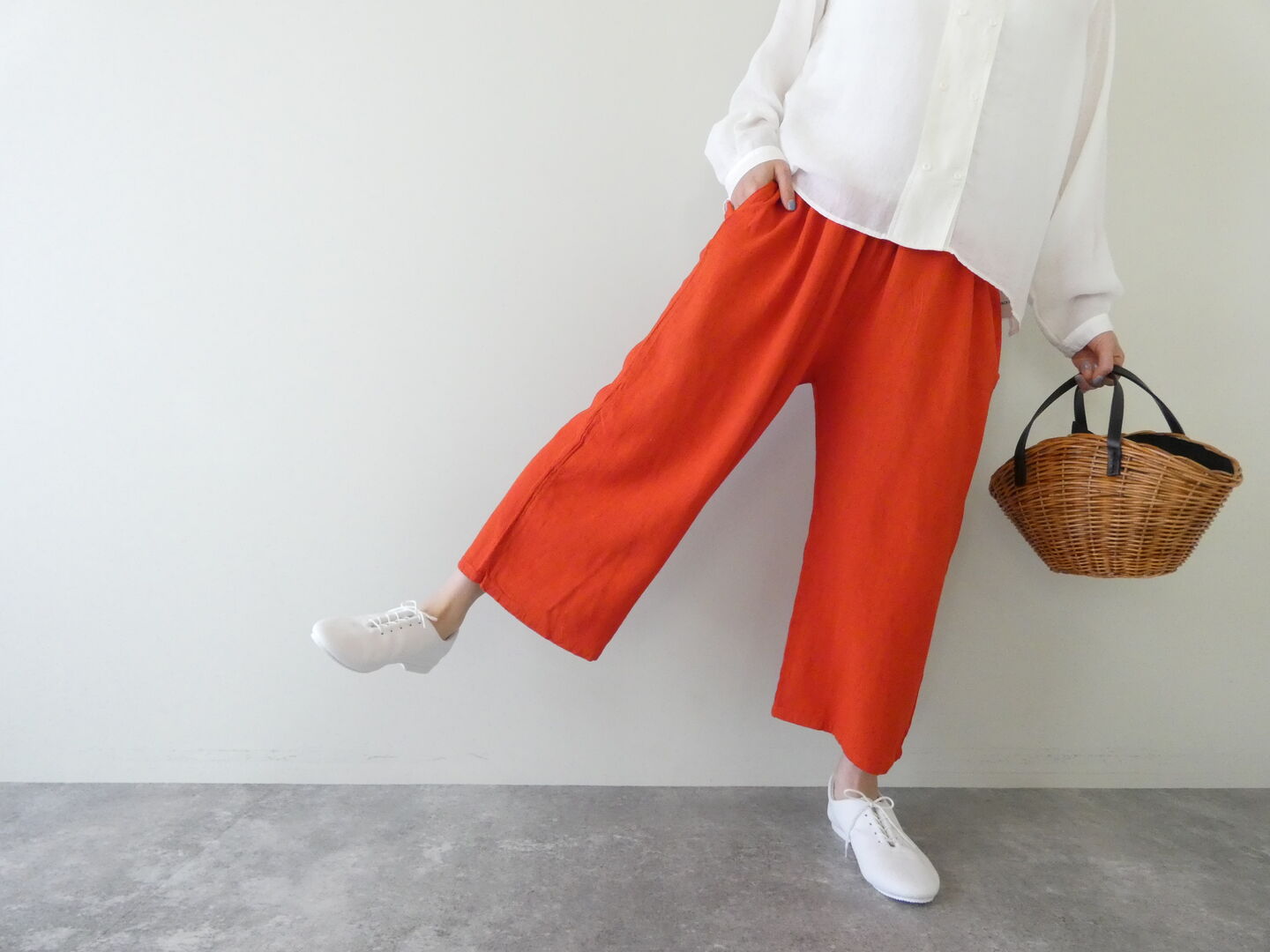 CLASKA(クラスカ) ヂェン先生の日常着 ワイドパンツ ロングの商品画像6