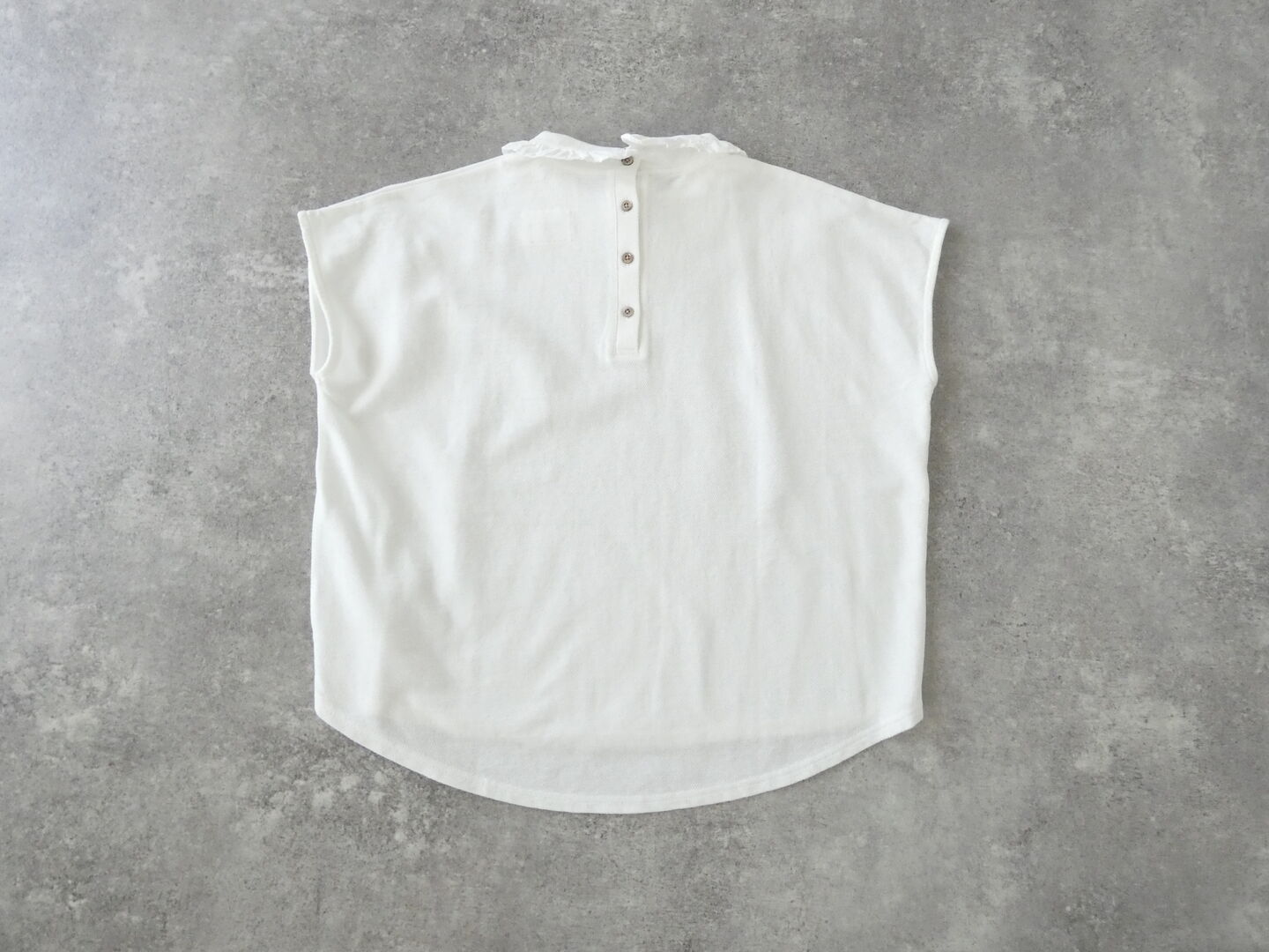 Hands of creation(ハンズオブクリエイション) ラフィスウェーデン鹿の子無地フリルカラープルオーバーの商品画像29