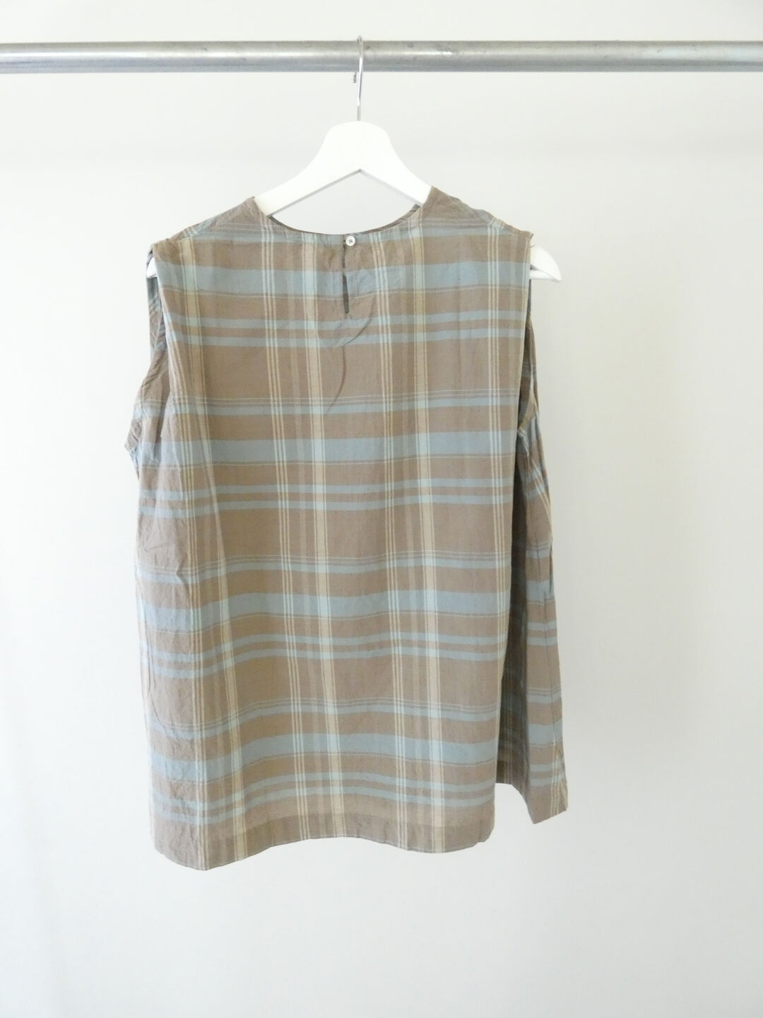 ichi(イチ) チェックスリーブレスプルオーバーの商品画像12