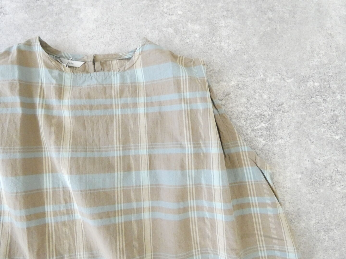 ichi(イチ) チェックスリーブレスプルオーバーの商品画像21