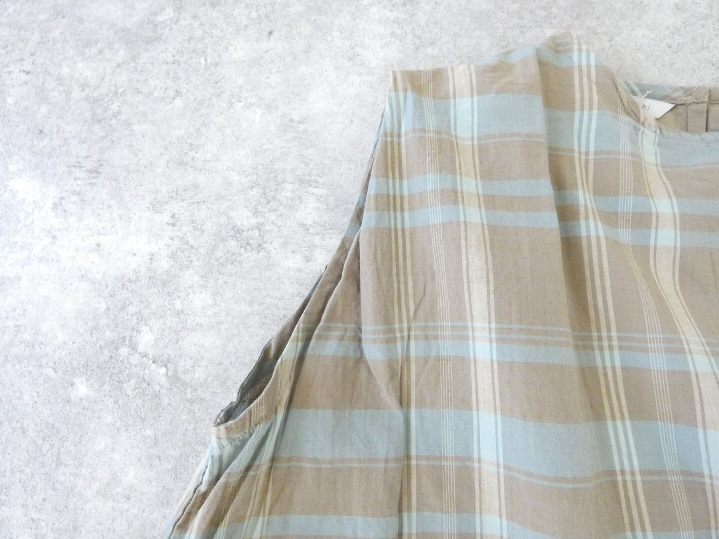 ichi(イチ) チェックスリーブレスプルオーバーの商品画像23