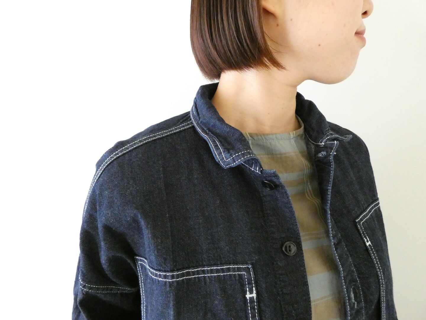 ichi(イチ) チェックスリーブレスプルオーバーの商品画像5