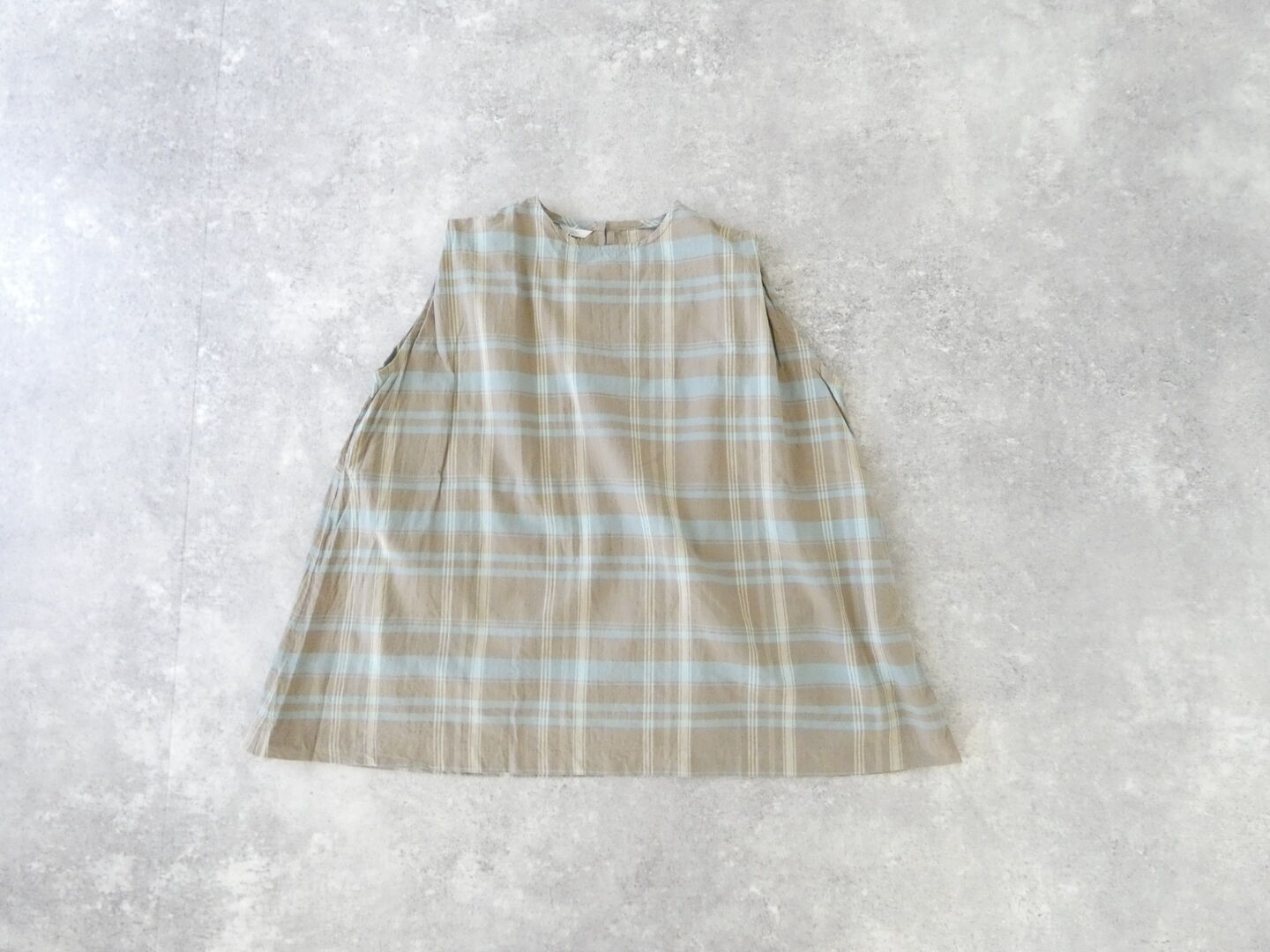 ichi(イチ) チェックスリーブレスプルオーバーの商品画像9